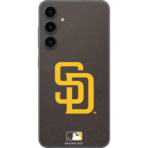 MLB San Diego Padres - Solid Distressed Galaxy S23 FE Skin