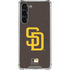 MLB San Diego Padres - Solid Distressed Galaxy S23 Plus Clear Case