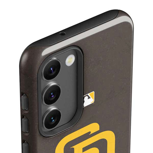 MLB San Diego Padres - Solid Distressed Galaxy S23 Pro Case