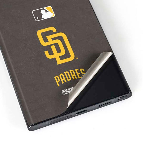 MLB San Diego Padres - Solid Distressed Galaxy S23 Ultra Skin