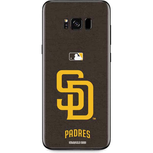 MLB San Diego Padres - Solid Distressed Galaxy S8 Plus Skin