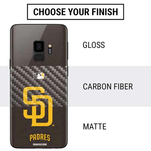 MLB San Diego Padres - Solid Distressed Galaxy S9 Skin