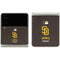 MLB San Diego Padres - Solid Distressed Galaxy Z Flip3 5G Skin