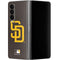 MLB San Diego Padres - Solid Distressed Galaxy Z Fold4 5G Skin