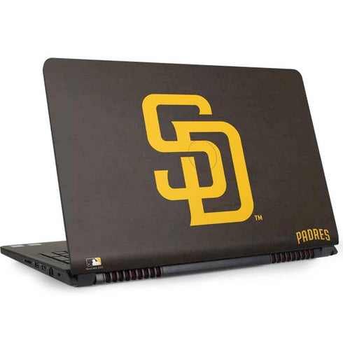MLB San Diego Padres - Solid Distressed Dell Inspiron Skin