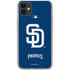 MLB San Diego Padres - Solid Distressed iPhone 11 Clear Case