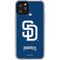 MLB San Diego Padres - Solid Distressed iPhone 11 Pro Clear Case