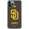 MLB San Diego Padres - Solid Distressed iPhone 11 Pro Max Clear Case