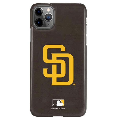 MLB San Diego Padres - Solid Distressed iPhone 11 Pro Max Lite Case