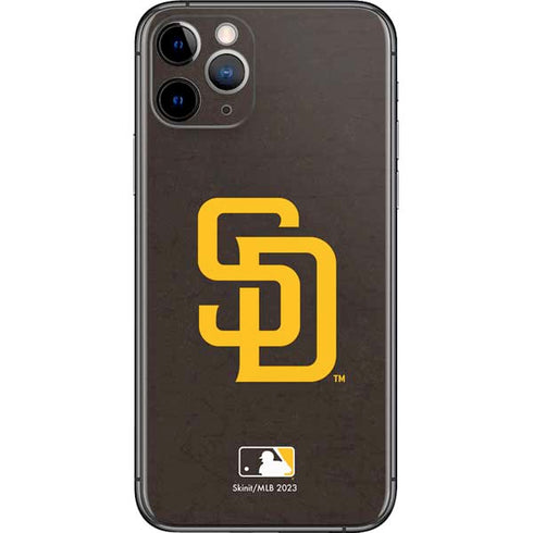 MLB San Diego Padres - Solid Distressed iPhone 11 Pro Skin