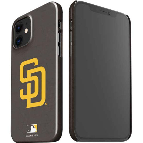 MLB San Diego Padres - Solid Distressed iPhone 12 Mini Lite Case