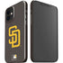 MLB San Diego Padres - Solid Distressed iPhone 12 Mini Lite Case