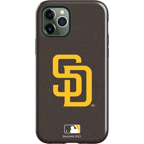 MLB San Diego Padres - Solid Distressed iPhone 12 Pro Impact Case