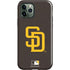 MLB San Diego Padres - Solid Distressed iPhone 12 Pro Impact Case