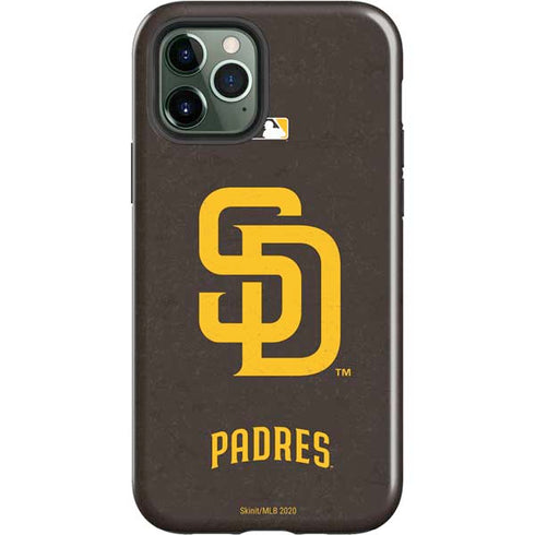 MLB San Diego Padres - Solid Distressed iPhone 12 Pro Max Impact Case