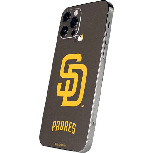 MLB San Diego Padres - Solid Distressed iPhone 12 Pro Max Skin
