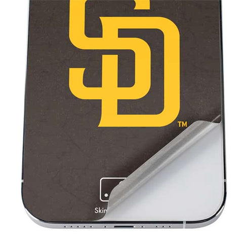 MLB San Diego Padres - Solid Distressed iPhone 12 Pro Skin