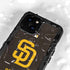 MLB San Diego Padres - Solid Distressed iPhone 13 Mini Waterproof Case