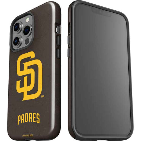 MLB San Diego Padres - Solid Distressed iPhone 13 Pro Impact Case