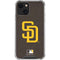 MLB San Diego Padres - Solid Distressed iPhone 14 Clear Case