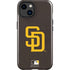 MLB San Diego Padres - Solid Distressed iPhone 15 Plus Impact Case