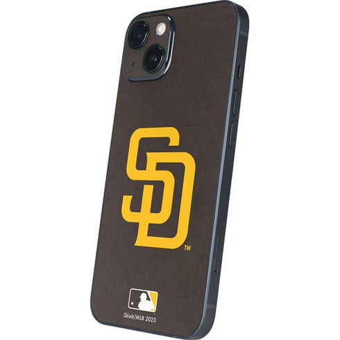 MLB San Diego Padres - Solid Distressed iPhone 14 Plus Skin