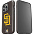 MLB San Diego Padres - Solid Distressed iPhone 15 Pro Impact Case