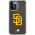 MLB San Diego Padres - Solid Distressed iPhone 14 Pro Max Clear Case