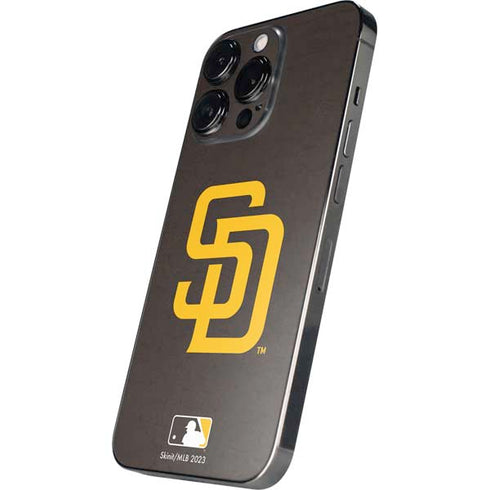 MLB San Diego Padres - Solid Distressed iPhone 15 Pro Skin