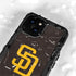 MLB San Diego Padres - Solid Distressed iPhone 15 Plus Waterproof Case
