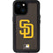 MLB San Diego Padres - Solid Distressed iPhone 15 Waterproof Case
