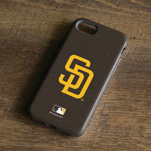 MLB San Diego Padres - Solid Distressed iPhone 8 Pro Case