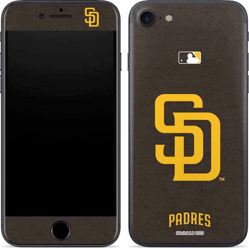 MLB San Diego Padres - Solid Distressed iPhone 8 Skin