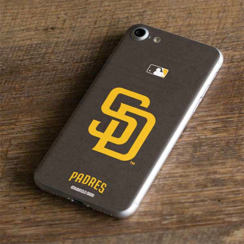MLB San Diego Padres - Solid Distressed iPhone 8 Skin