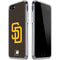 MLB San Diego Padres - Solid Distressed iPhone SE (2nd & 3rd Gen) Clear Case
