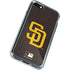 MLB San Diego Padres - Solid Distressed iPhone SE (2nd & 3rd Gen) Clear Case