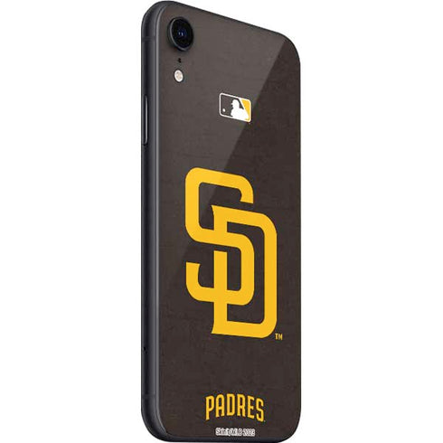 MLB San Diego Padres - Solid Distressed iPhone SE (2nd & 3rd Gen) Skin