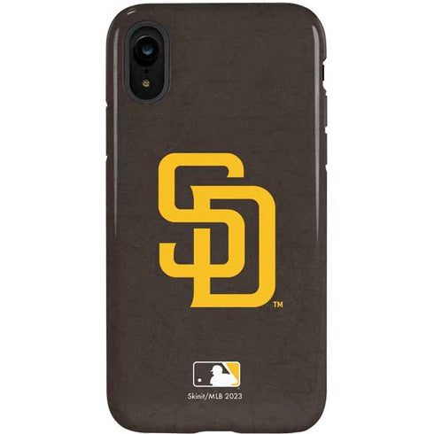 MLB San Diego Padres - Solid Distressed iPhone XR Pro Case