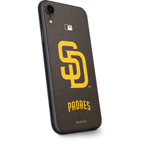 MLB San Diego Padres - Solid Distressed iPhone XR Skin