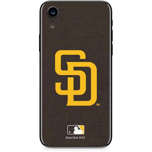 MLB San Diego Padres - Solid Distressed iPhone XR Skin