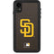 MLB San Diego Padres - Solid Distressed iPhone XR Waterproof Case