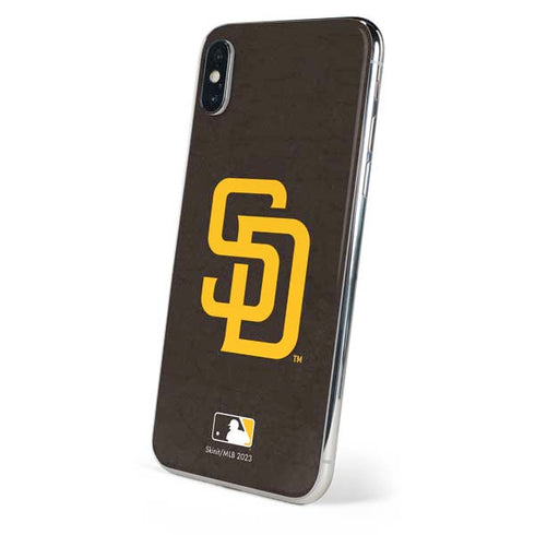 MLB San Diego Padres - Solid Distressed iPhone XS Max Skin