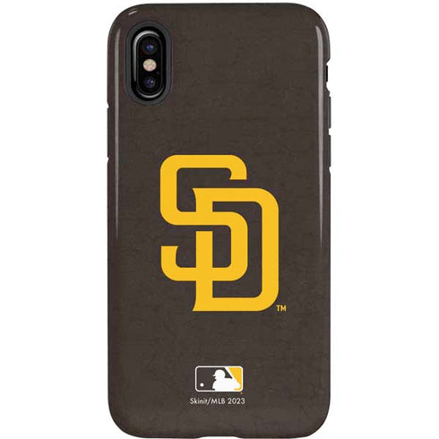 MLB San Diego Padres - Solid Distressed iPhone XS Pro Case