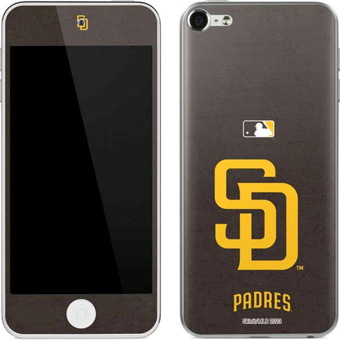 MLB San Diego Padres - Solid Distressed Apple iPod Skin