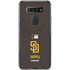 MLB San Diego Padres - Solid Distressed LG K51/Q51 Clear Case