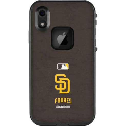 MLB San Diego Padres - Solid Distressed LifeProof Fre iPhone Skin