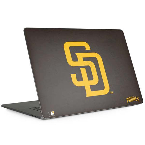 MLB San Diego Padres - Solid Distressed Apple MacBook Pro 15-inch Skin