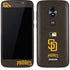 MLB San Diego Padres - Solid Distressed Moto E5 Play Skin