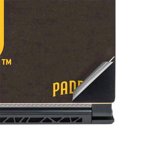 MLB San Diego Padres - Solid Distressed MSI GS65 Stealth Laptop Skin
