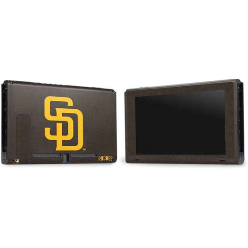 MLB San Diego Padres - Solid Distressed Nintendo Switch Bundle Skin